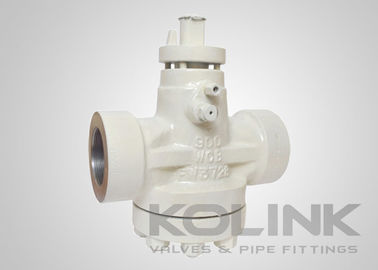 Van bi nút ren thép đúc cân bằng áp suất bôi trơn 2-24 inch