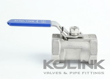 1 phần Ventil bóng thép không gỉ BSP Vít NPT giảm lỗ 1000 WOG