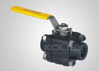 2pc Valve bóng thép rèn, ổ cắm hàn / NPT cuối, CL150-1500 A105 F304