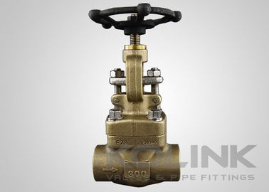 Van cầu đồng, sườn / NPT, JIS CAC703 C95200 C95500 C95800 C83600