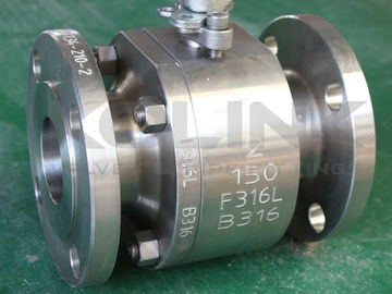Valve bóng 2pc thép rèn lớp 150-1500 Floating Ball Flanged