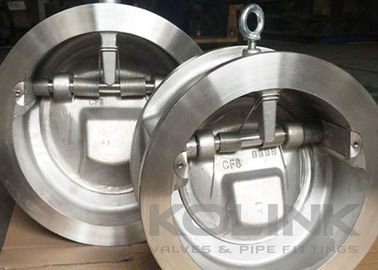 Van kiểm tra đĩa nghiêng Wafer, van không quay trở lại với lò xo