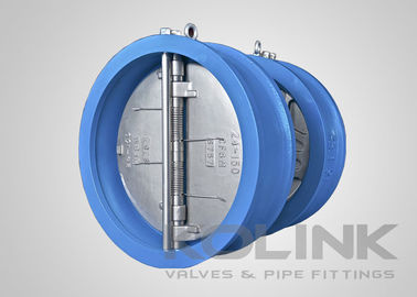 Sắt linh hoạt van kiểm tra đôi tấm hai Wafer loại cao su Resilient ngồi