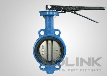 Wafer Butterfly Valve Cast Iron Body Resilient Seated Class150 PN16 AS2129 SANS1123