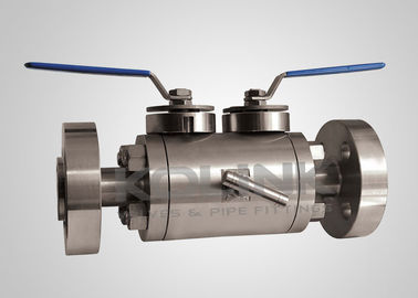 DBB Ball Valve Double Block &amp; Bleed, Double Ball, Flanged / Screw End