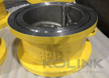 Van kiểm tra đĩa nghiêng Wafer, van không quay trở lại với lò xo