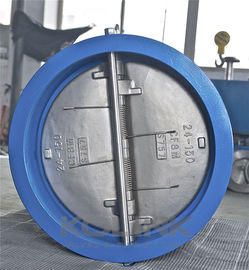 Sắt linh hoạt van kiểm tra đôi tấm hai Wafer loại cao su Resilient ngồi