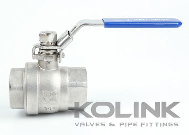 2 phần van quả bóng BSPT NPT 1000PSI Full Bore CF8 CF8M Stainless Steel