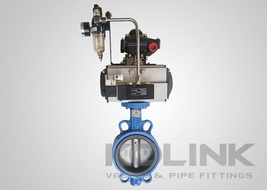 Pneumatic hoạt động Concentric Butterfly Valve Shutoff và throttling hoạt động
