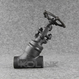 Thép rèn Y Globe Valve Socket hàn lớp 150-2500
