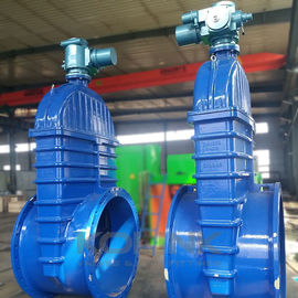 Máy phun cửa điện kích thước lớn Sắt mềm dẻo có chỗ ngồi DN1200