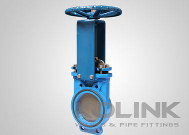 Bi-directional Knife Gate Valve U-Seal Không tăng thân sắt ductile Cast Iron