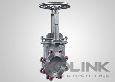 Thép không gỉ dao van cổng Lugged, SS Yoke, cơ chế tự làm sạch