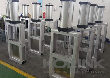 Phân tích cơ thể hình vuông Valve Guillotine Knife Gate Valve Carbon Steel Stainless Steel