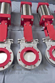 Van cửa dao với nón cong polyurethane, chống mòn, cho khai thác mỏ