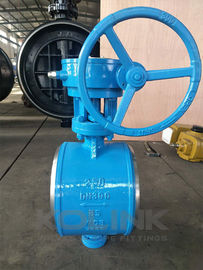 Butt Weld Butterfly Valve Thép đúc áp suất cao Triple Offset
